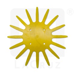 INTAPO37G - Recambio para escardador de dedos para horticultura - Ø 37 cm - versión amarilla, markets:  []string{"A", "B", "AU"}